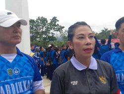 Dinas Pendidikan diajak oleh pemkot singkawang untuk merayakan HUT 80 RI