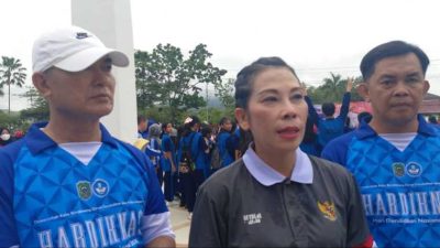 Dinas Pendidikan diajak oleh pemkot singkawang untuk merayakan HUT 80 RI